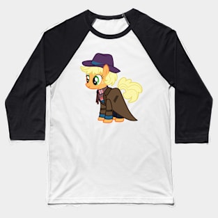 Applejack Dreams of Robot Ponies Baseball T-Shirt